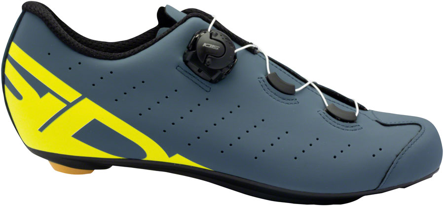 SIDI Fast 2 Road Shoes - Men's Blue/Yellow 40.5