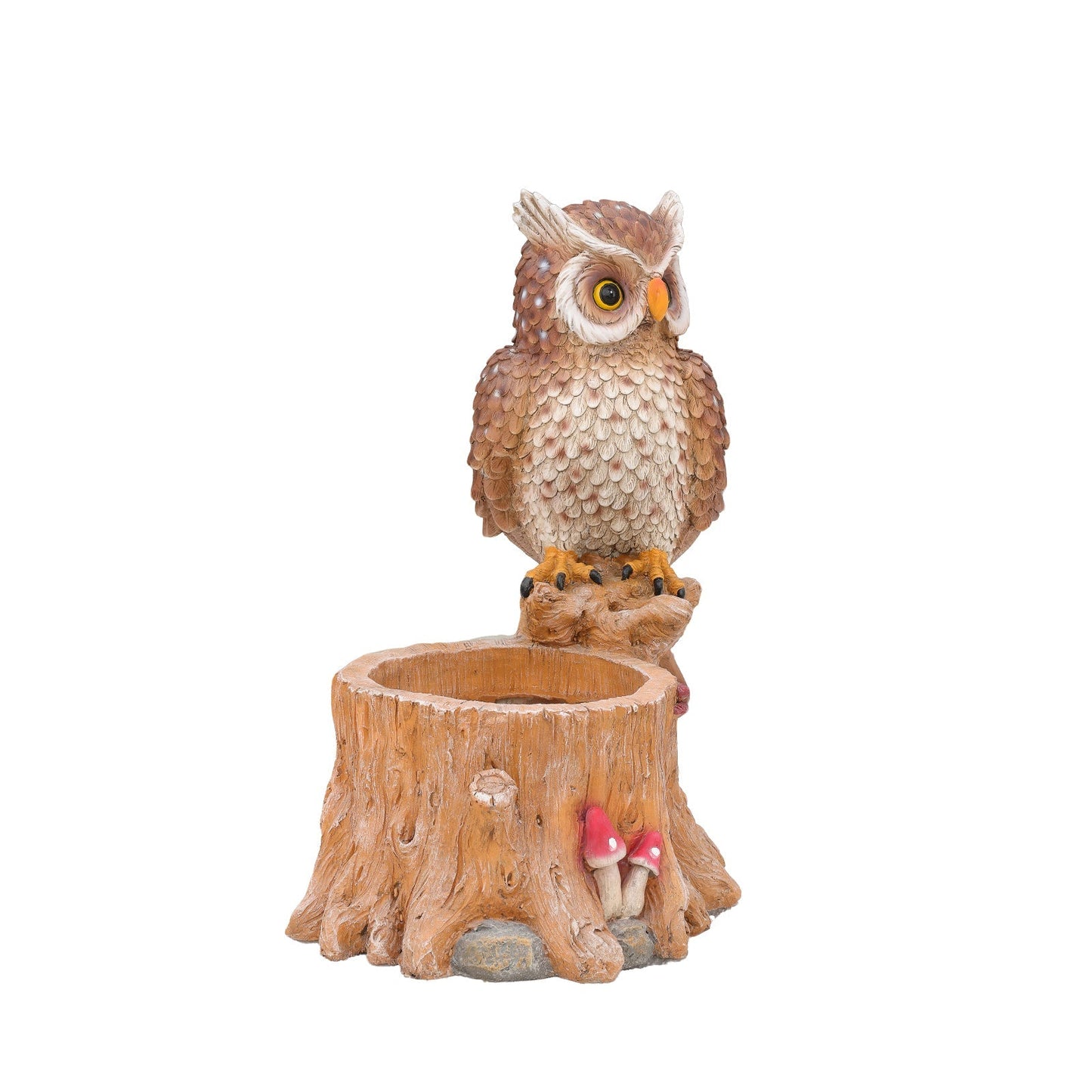 Decorative Owl Garden Planter Pot on Branch