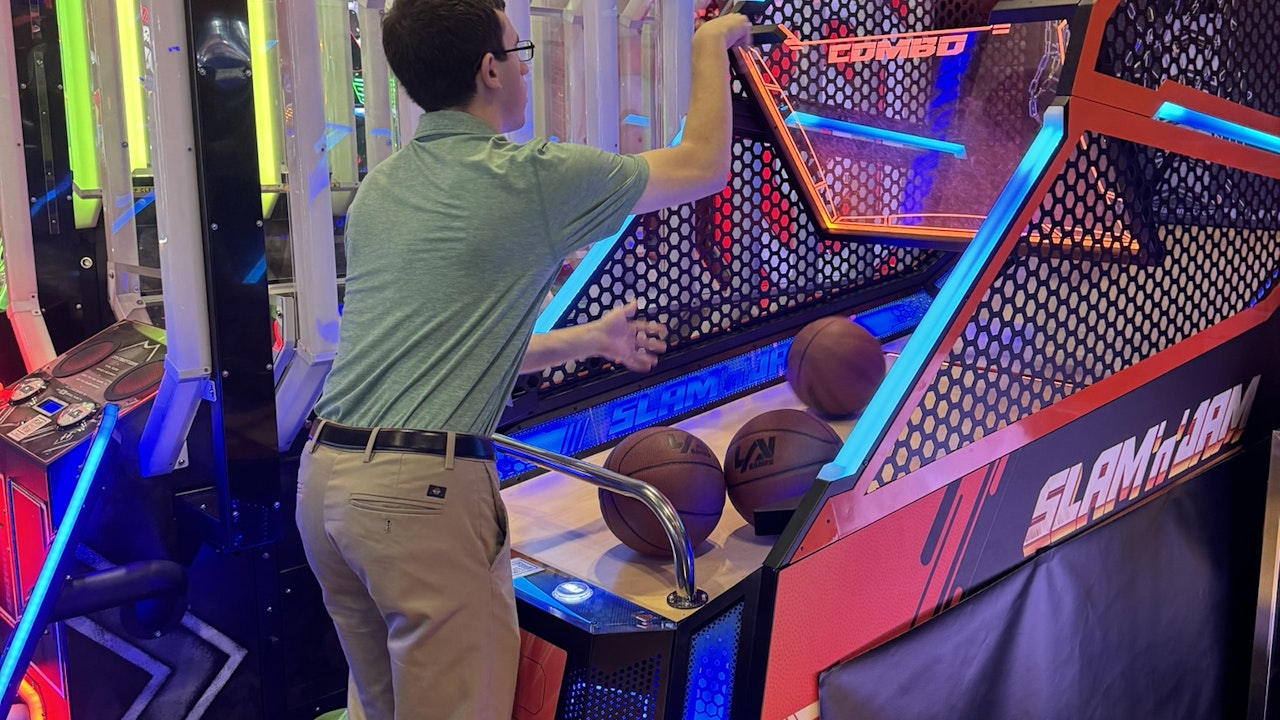 LAI Games Slam 'N' Jam Ultra Arcade Game Basketball Shooter