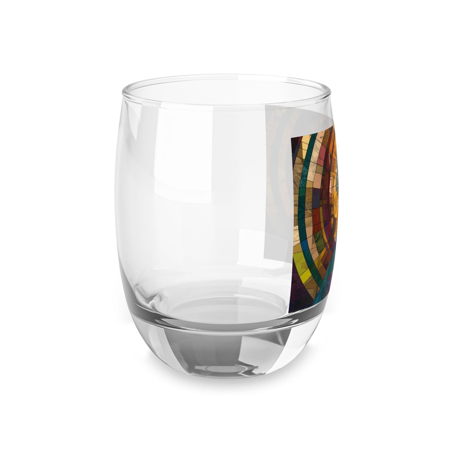 George Washington Stained Glass Whiskey Glass - 4LibertyShop.com