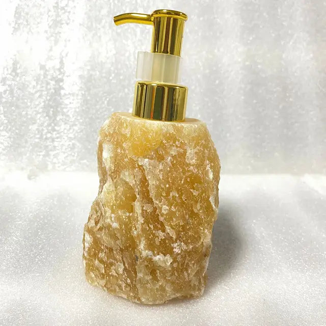 1 PCS Natural Pink Crystal Stone Press Bottle Dispenser 30ml Liquid Dispenser Shower Gel Wash Light Luxury Bathroom Accessory