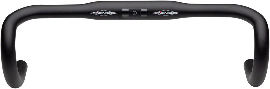 MSW Flat Top Shallow Drop Handlebar - Aluminum 31.8mm 44cmBlack