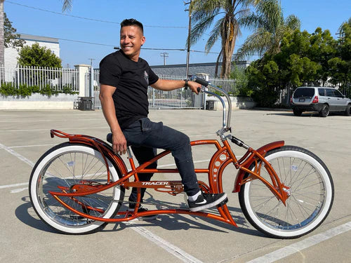 Tracer Kraken Pro 26" Stretch Chopper Bike Single Speed