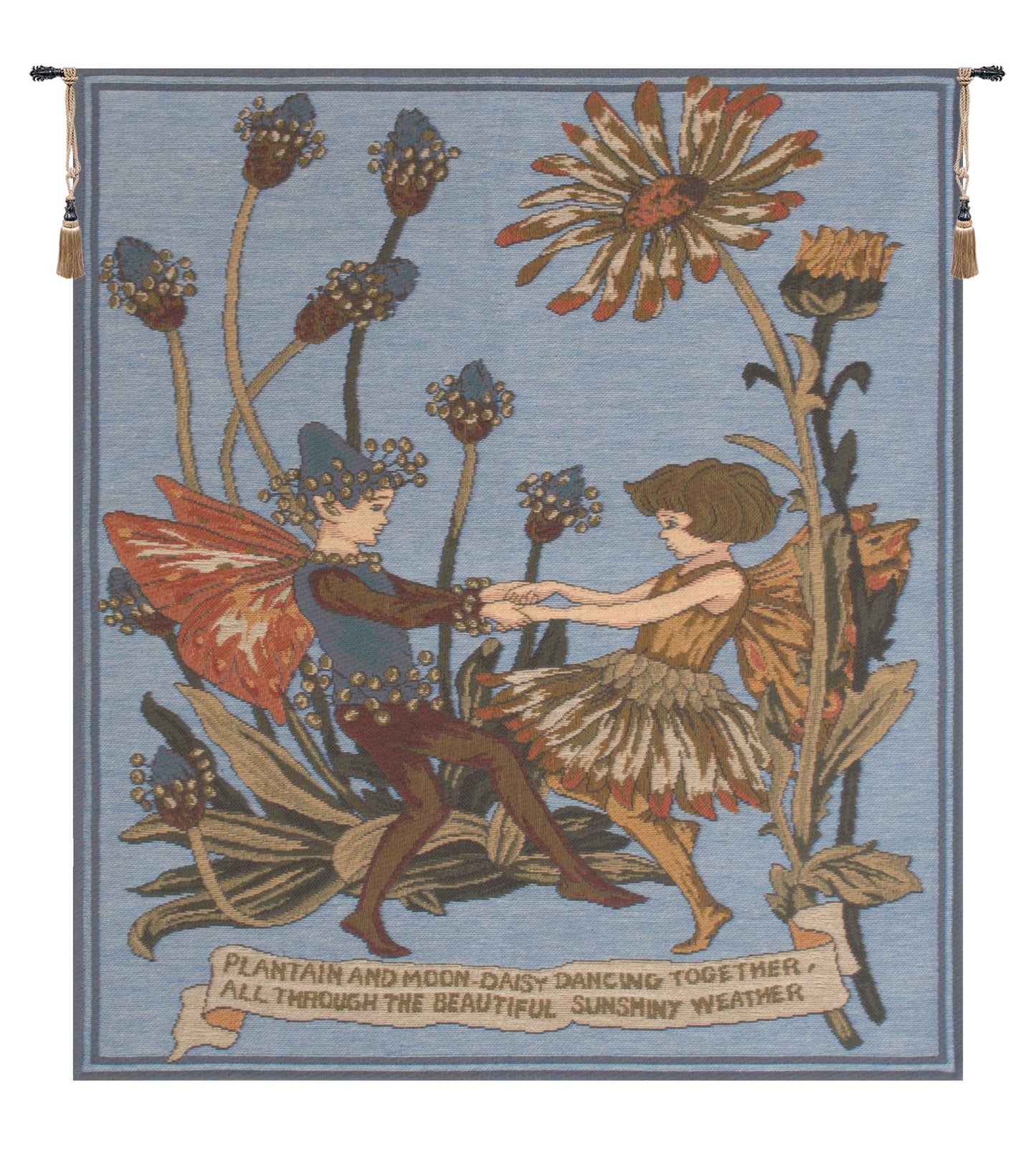 Plantain and Calendula Cicely Mark Barker European Tapestry