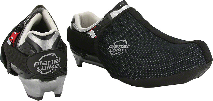Planet Bike Dasher Toe Shoe Cover: Black MD
