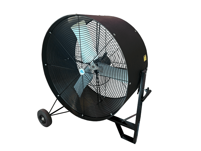 Mist Works Portable 36″ Industrial Drum Fan w/Cart