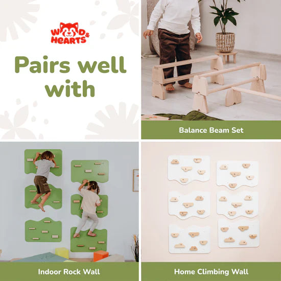 Children's Home Gym by Wood and Hearts