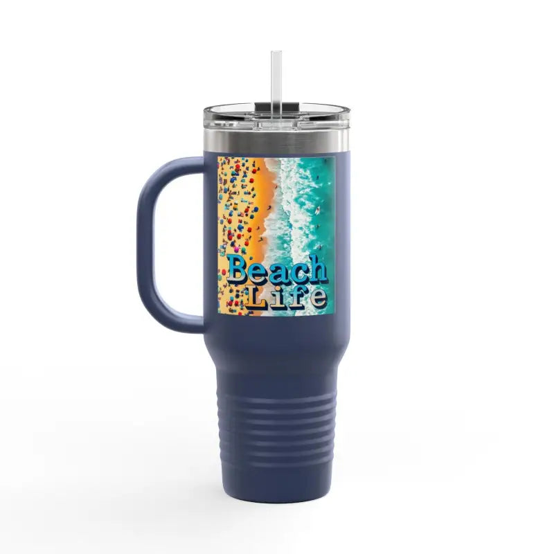 Ocean State Styles OceanEdge 40oz Travel Mug Beach Life