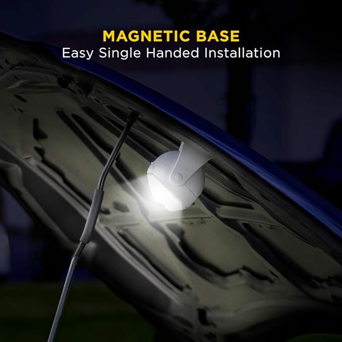 Limitless Innovations Lumenology Portable LED Motion Sensor Light Provides 148 Lumens with a 13 ft Detectable Range and Flexible Tripod Base with Magnetic Option โ Indoor/Outdoor (Black)