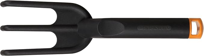 Fiskars House Plant Starter Tool Set with Set with Bypass Pruner, Trowel, Cultivator, and L/XL Garden Gloves for Indoor Gardening (4 Piece Kit)