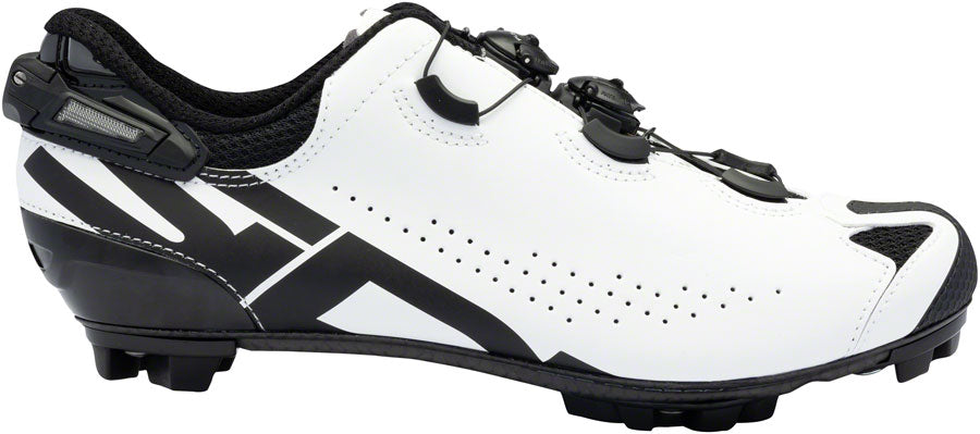 SIDI Tiger 2S SRS Mountain Clipless Shoes - Men's White/Black 43.5