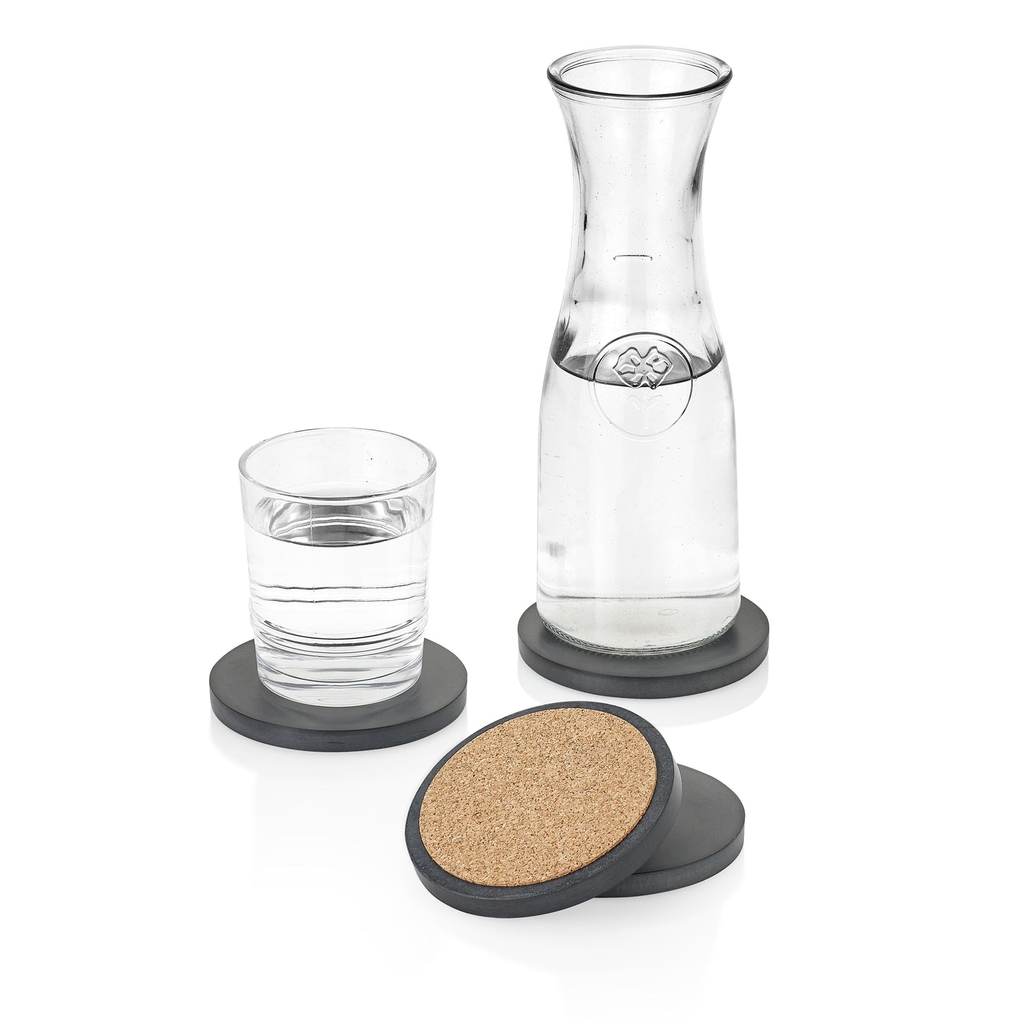 Concrete Coasters: Charcoal