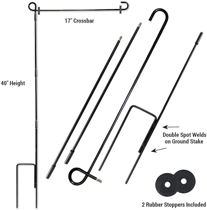 WinCraft Pittsburgh Steelers Garden Flag with Stand Holder