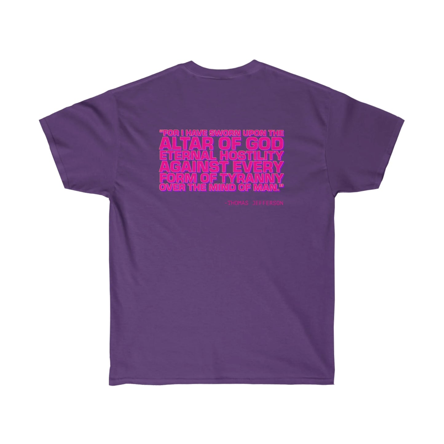 "Altar of God" Thomas Jefferson Synthwave Tee