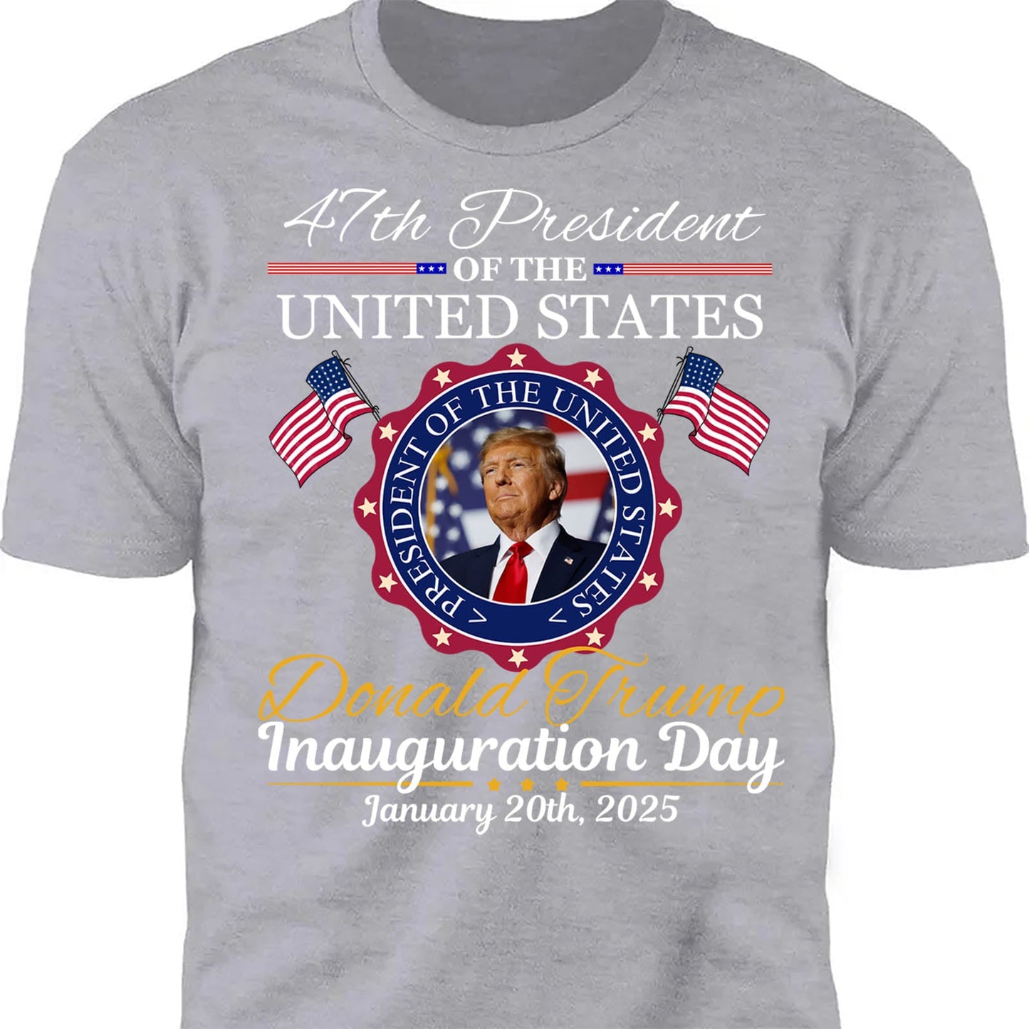 Inauguration Day Shirt, President Trump 47th Tee, Political Shirt Dark 681879 - GOP