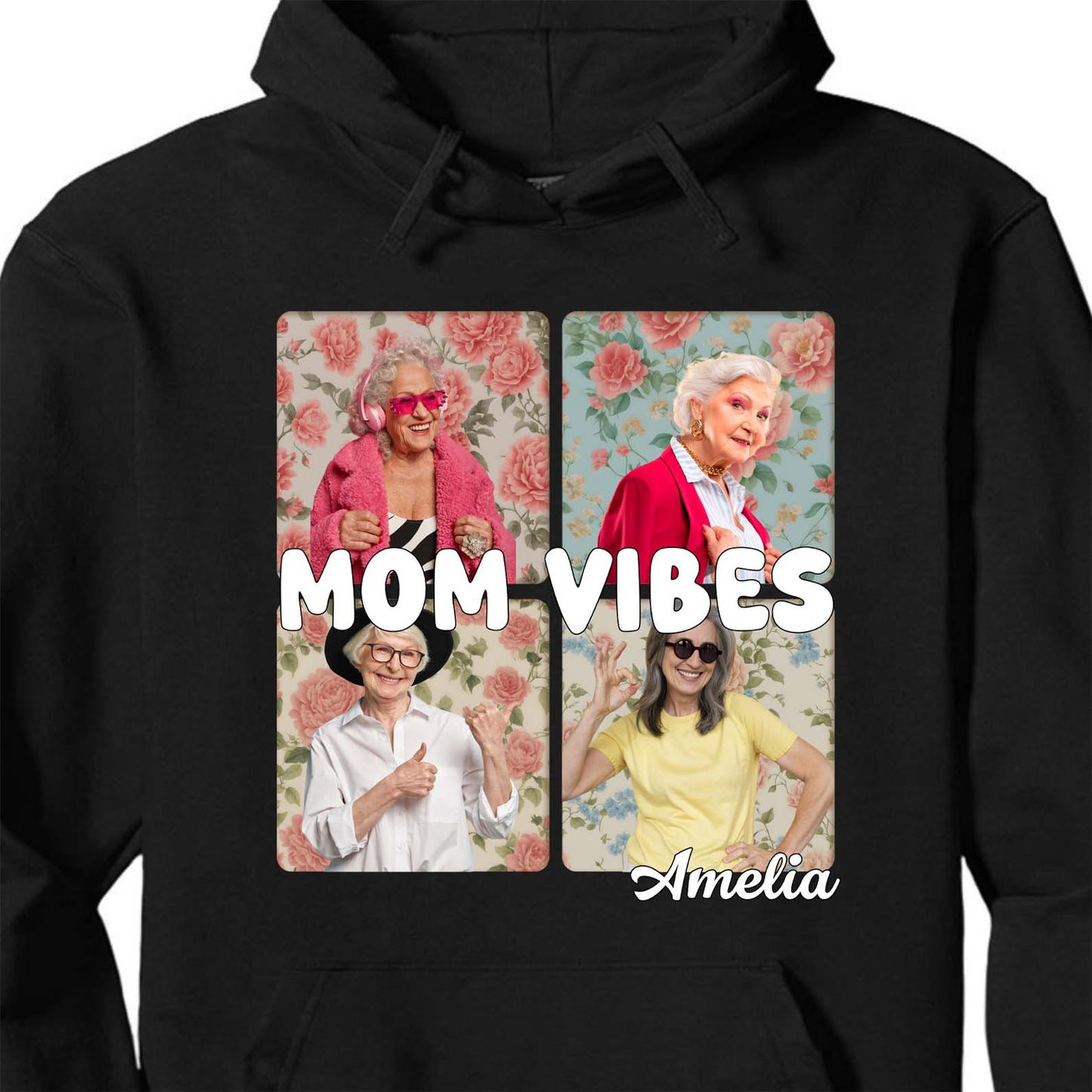 Custom 90s Retro Mom Vibes Shirt, Funny Personalized Custom Tee Shirt, Gift for Mother's Day, Gift for Mom, Gift for Wife 682129