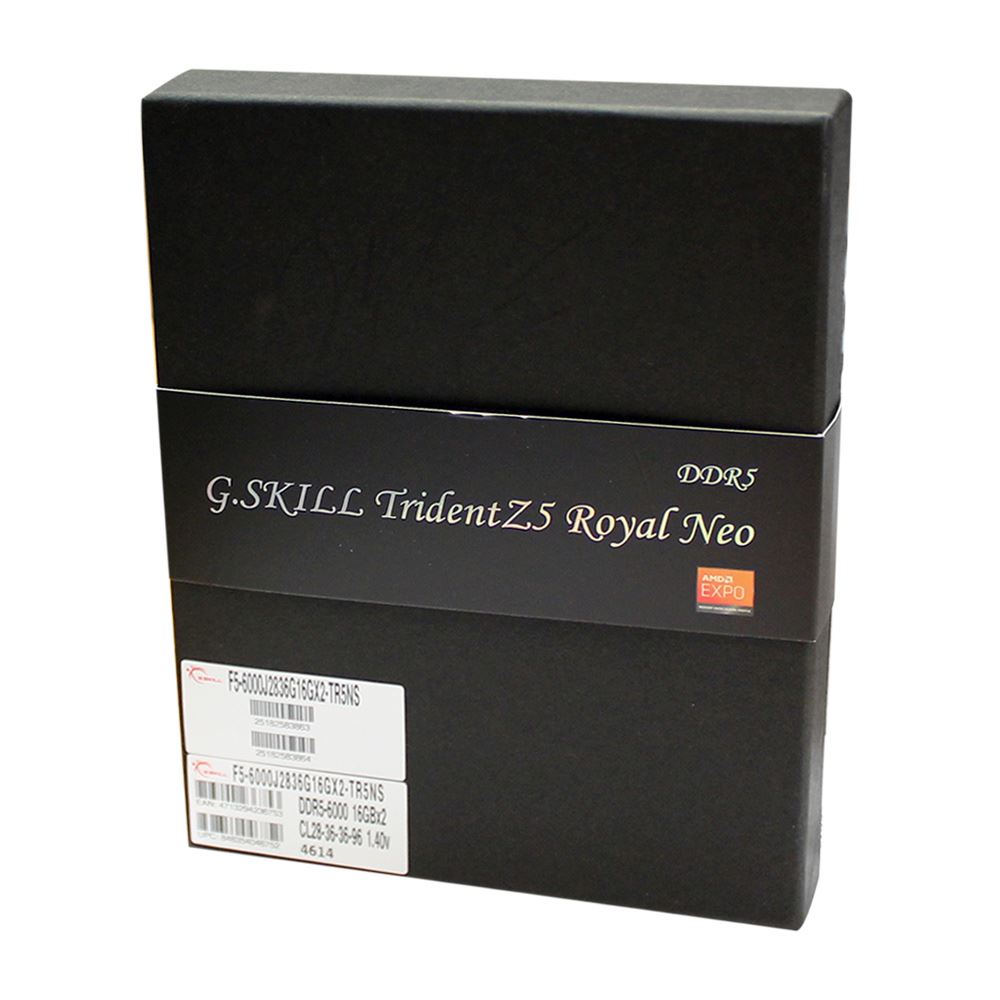 G.Skill Trident Z5 Royal Neo RGB 32GB (2x16GB) DDR5-6000 CL28 AMD EXPO Desktop Memory Kit
