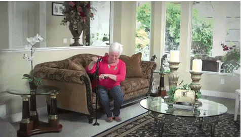 Collapsible Telescopic Cane Folding Crutch LED Lightweight Safety Walking Stick Gifts for The Elder