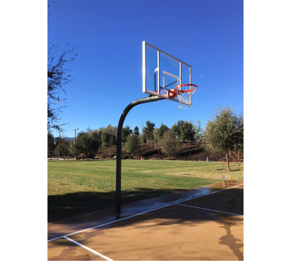 Douglas® Gooseneck 4.5" RPGR Basketball System, Acrylic Backboard
