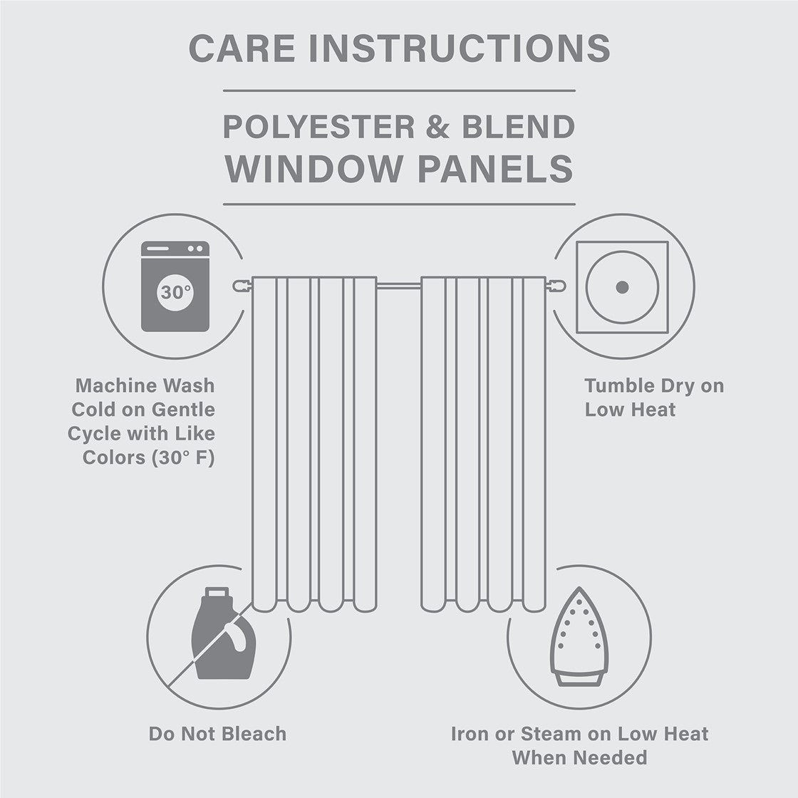 Twist Tab Total Blackout Window Curtain Panel Pewter 50x95