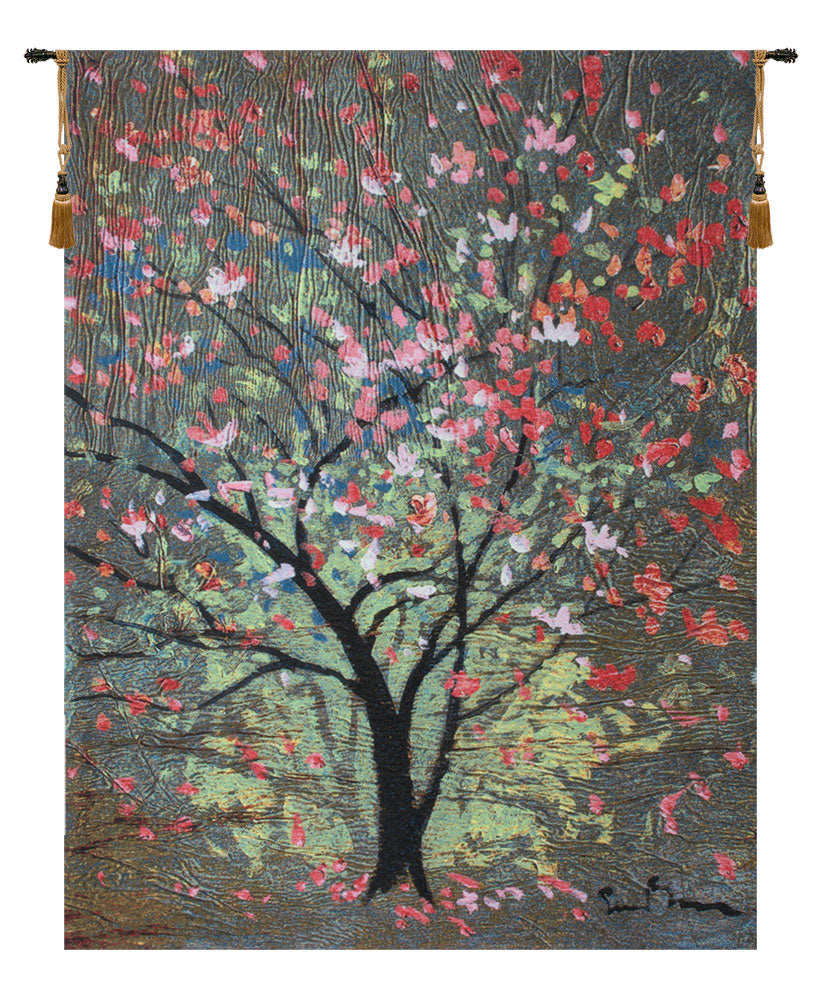 Hopefull Tree by Simon Bull Belgian Tapestry Wall Art