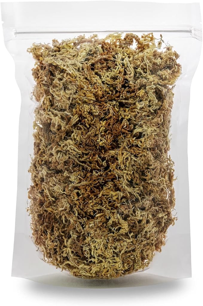 Premium New Zealand Sphagnum Moss by Gardenera - Organic Hand Mixed Long Fibered Sphagnum Moss Orchid - 1 Quart