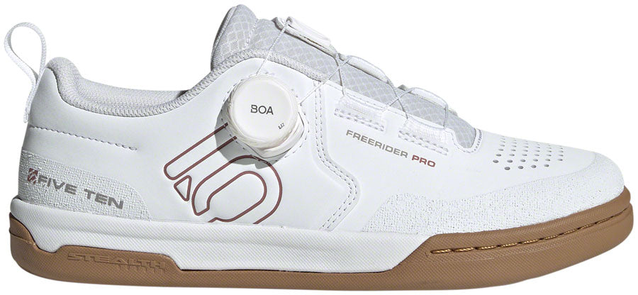 Five Ten Freerider Pro BOA Flat Shoes - Women's FTWR White/Warm Clay/Gray Three 8