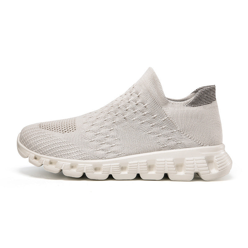Slip-on Plus Size Flying Woven Women's Shoes