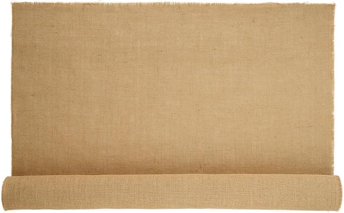 VEVOR Burlap Fabric Roll, 40โ x 30 ft High Density Natural Jute Fiber Material for Outdoor Plant Care, Tree Wrap Roll, Decor, DIY Crafts, Wedding, Garden Weed Barrier, Plant & Tree Winter Covering