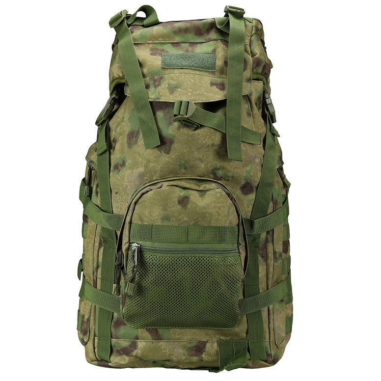 60L Camouflage Backpack For Camping Hiking Travel And Cycling