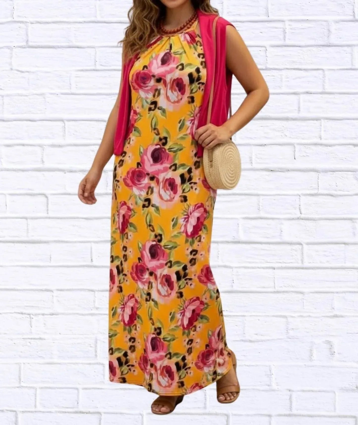 Demi Column Maxi Dress