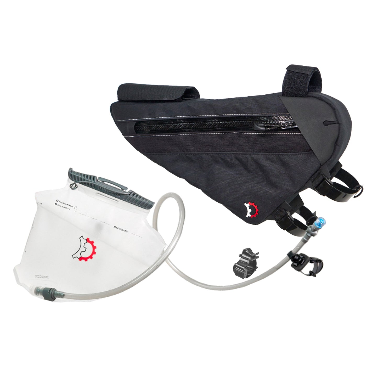 Revelate Designs Sandur Frame Bag Hydration Bundle Large Blk