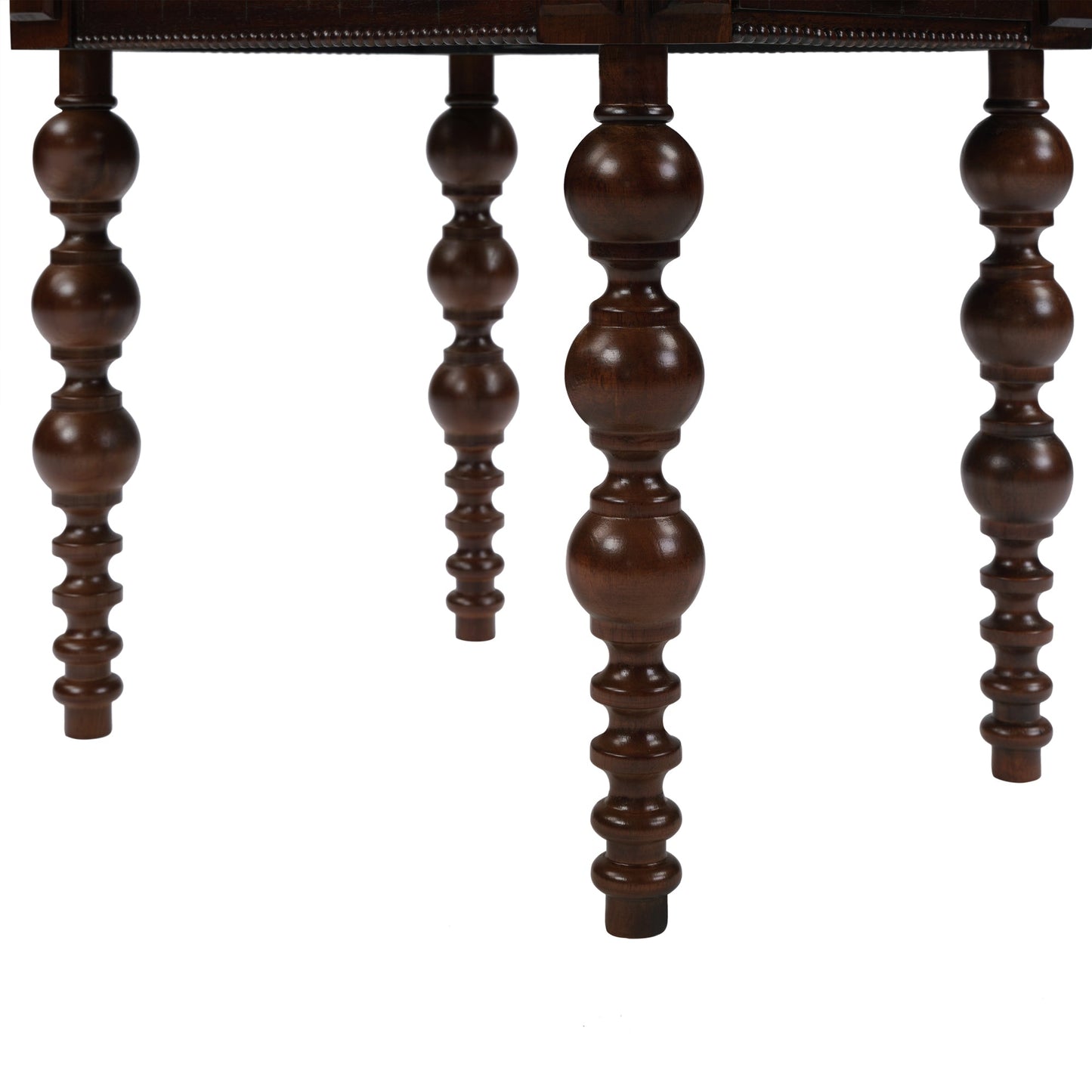 Solid Wood End Table with Drawer in Espresso Finish
