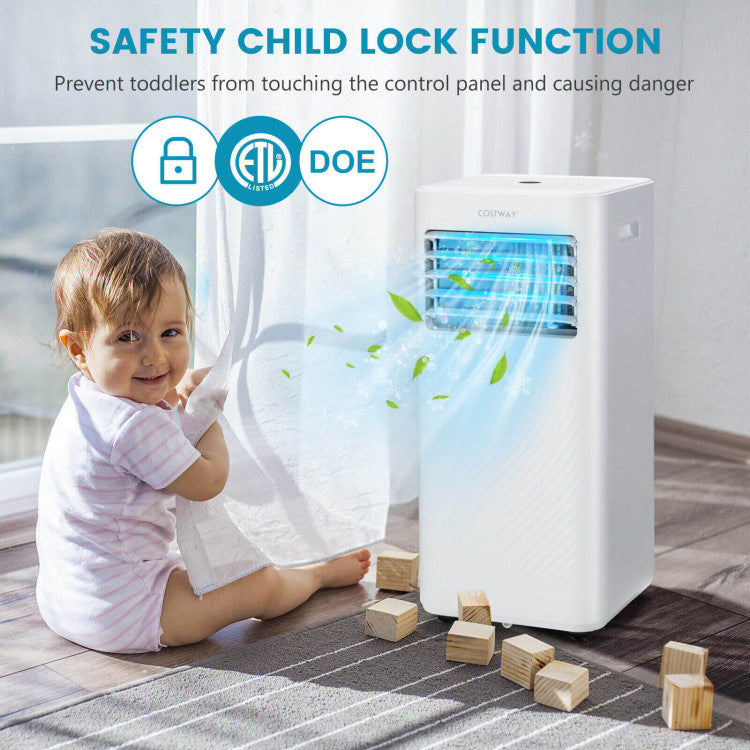8000 BTU Portable AC w/ Timer