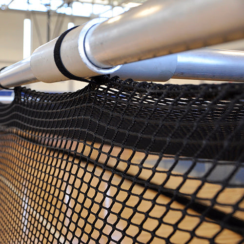 Jaypro 70 ft. Indoor Multi-Sport Batting Tunnel Net - 3/4 in. Knotless Nylon Mesh