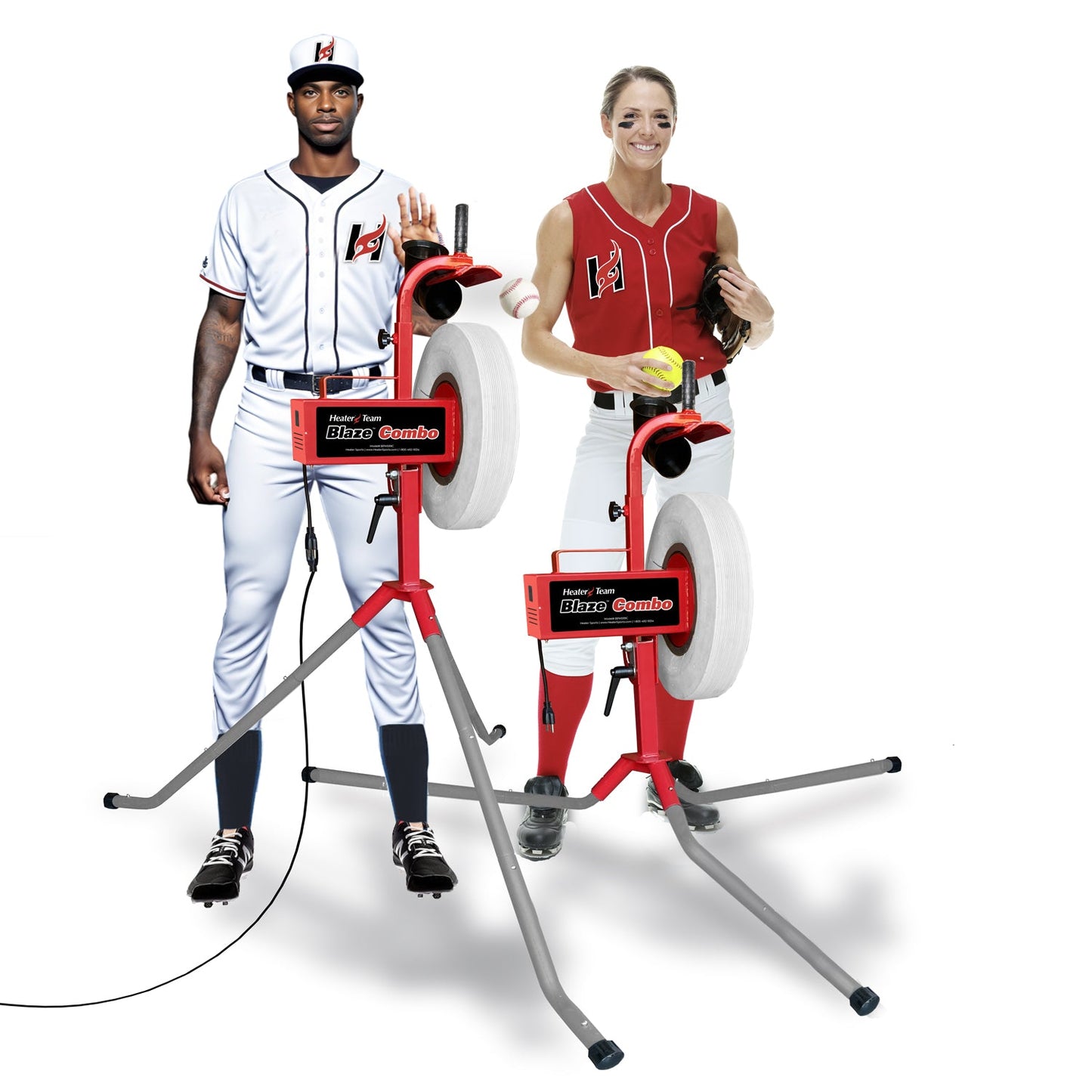 Heater Blaze Combo Heavy Duty Pitching Machine