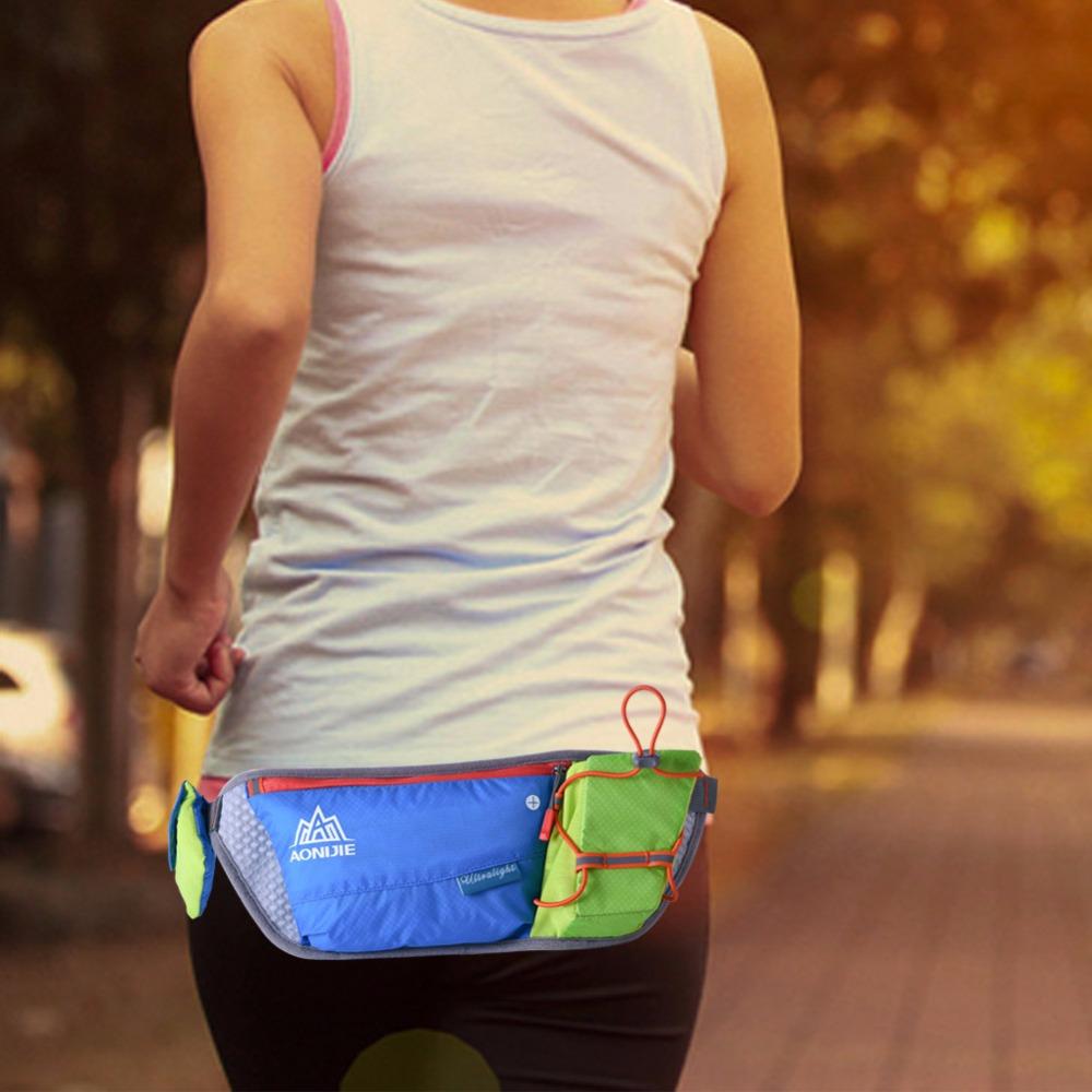 AONIJIE Running Waist Pack Lightweight Outdoor Sports Racing Hiking Gym Fitness Hydration Belt Water Bottle