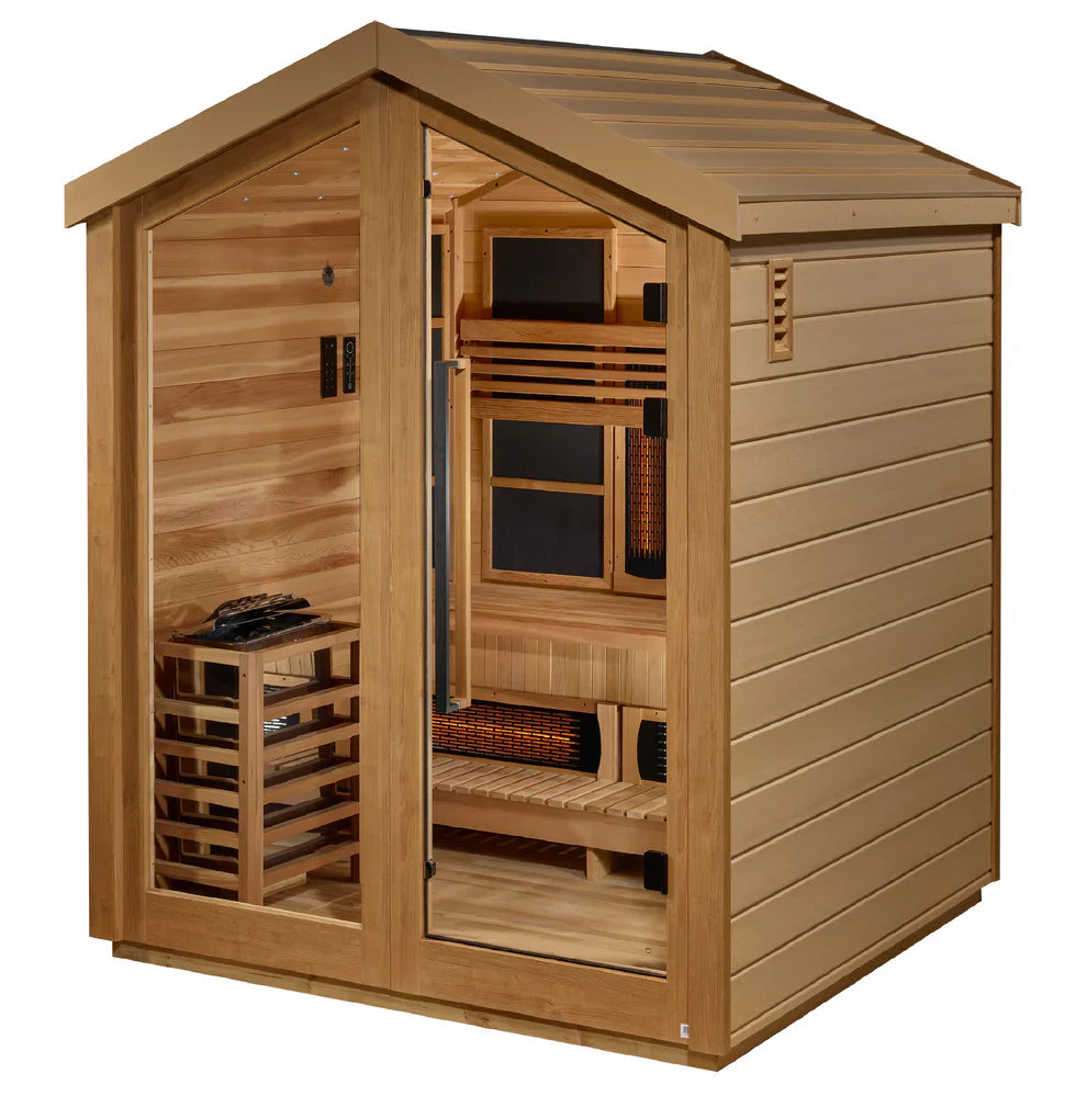 Golden Designs Loviisa 3 Person Barn Hybrid Outdoor Sauna