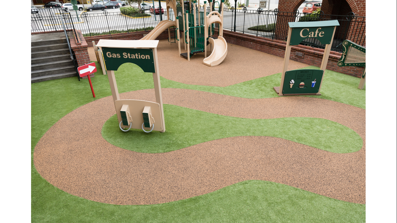 Grounds For Play Playground Gas Station Stand (RECF0033XX) for Children Ages 2-12