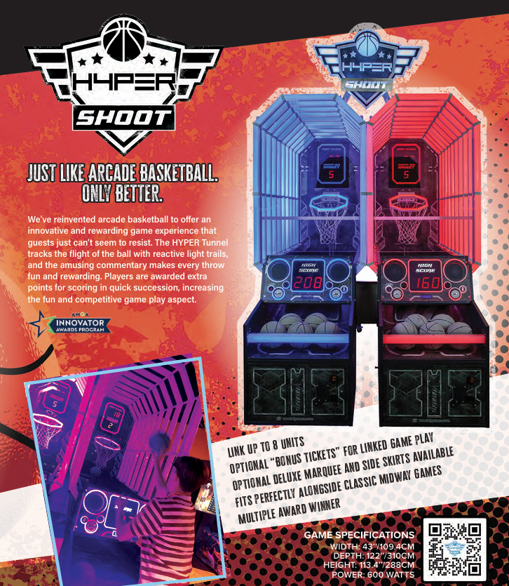 LAI Games HyperShoot Basketball Arcade Game