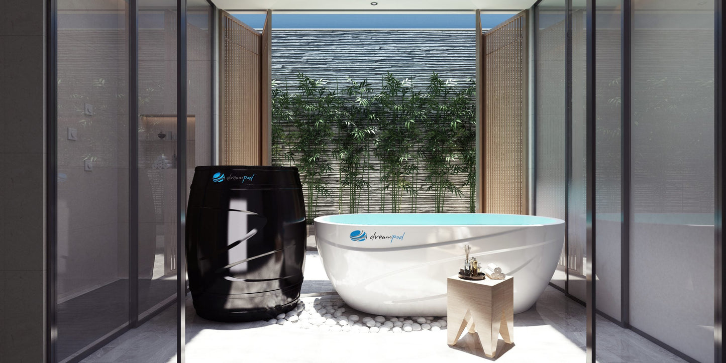 Dream Pod Cold Plunge Barrel with Chiller