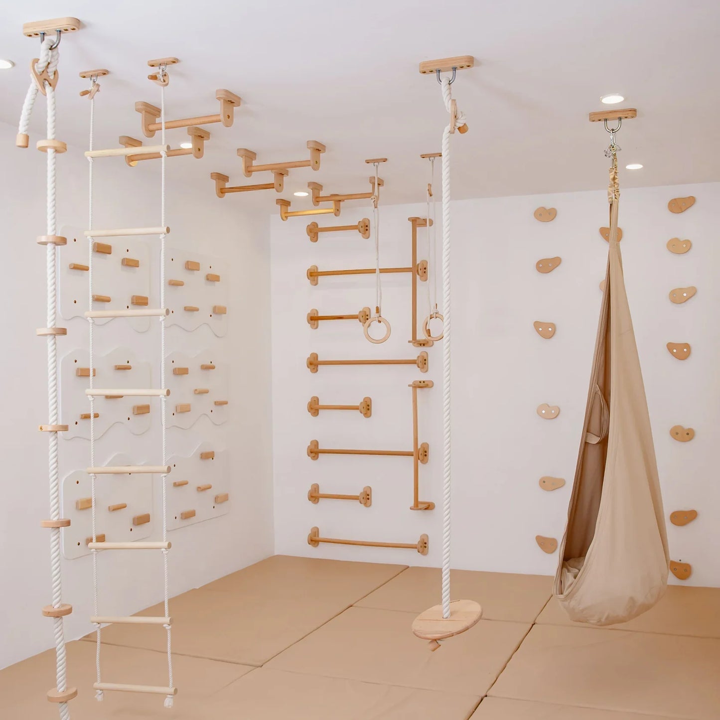 Wall Climbing Gym by Wood and Hearts