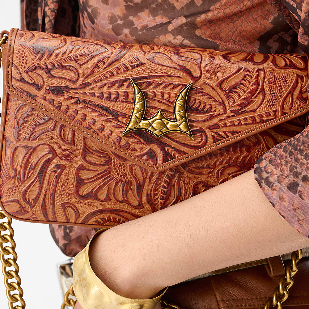 Loyal West Mini Chain Bag – Brown