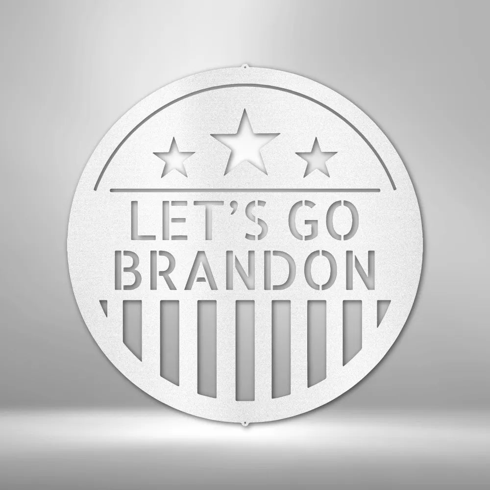 American Plaque Monogram - Custom Steel Sign
