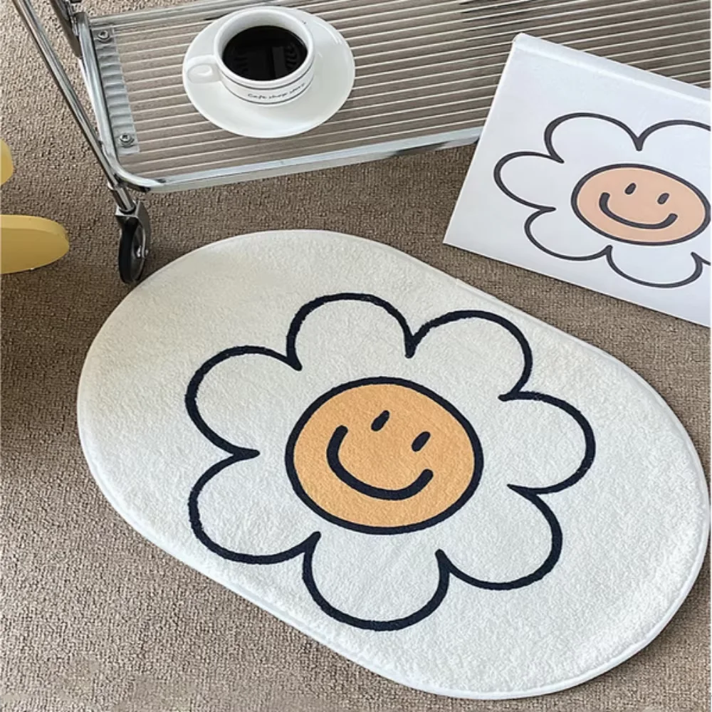 VIKAMA Simple Carpet Coffee Shop Carpet Living Room Rug For Bedroom Entrance Hall Doormat Bedroom Decoration Bathroom Floor Mat