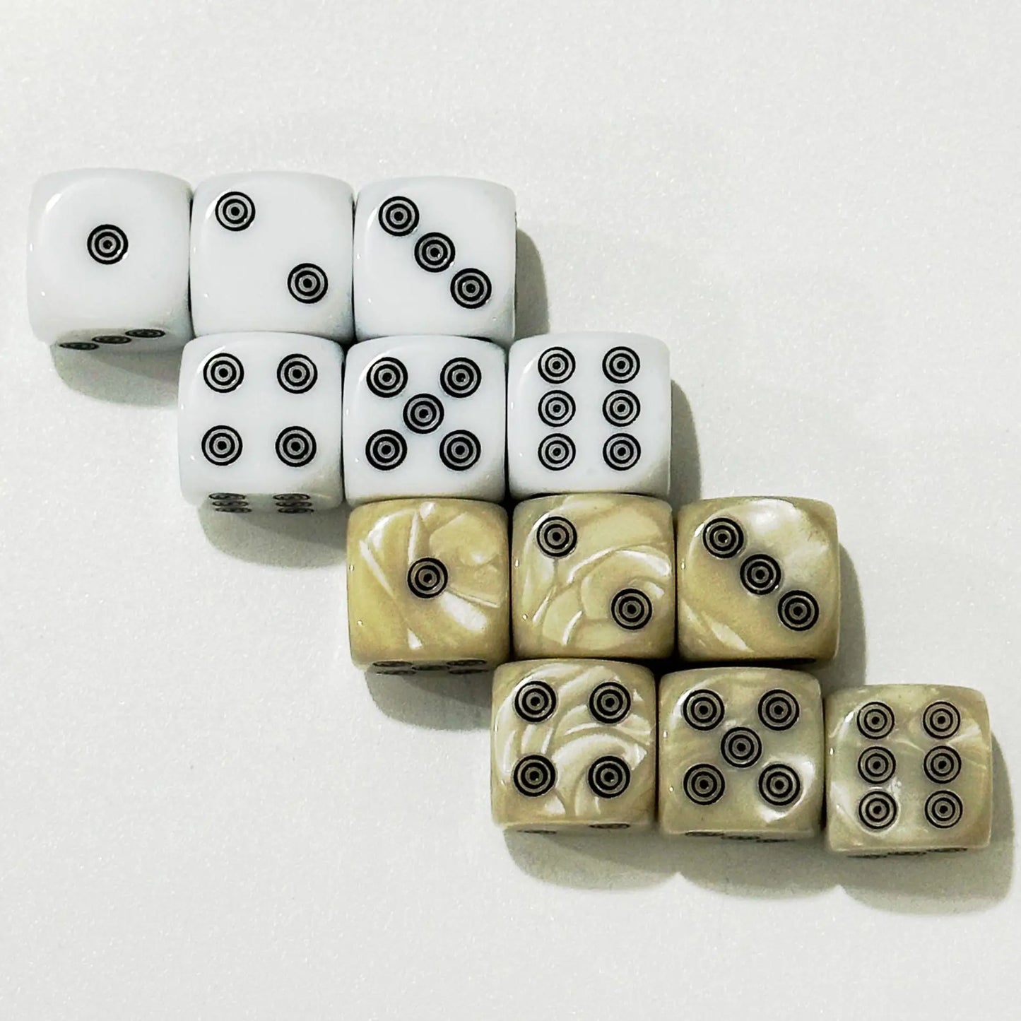 10 Pcs/set 6 Sided Circle Dice Funny Puzzle Game