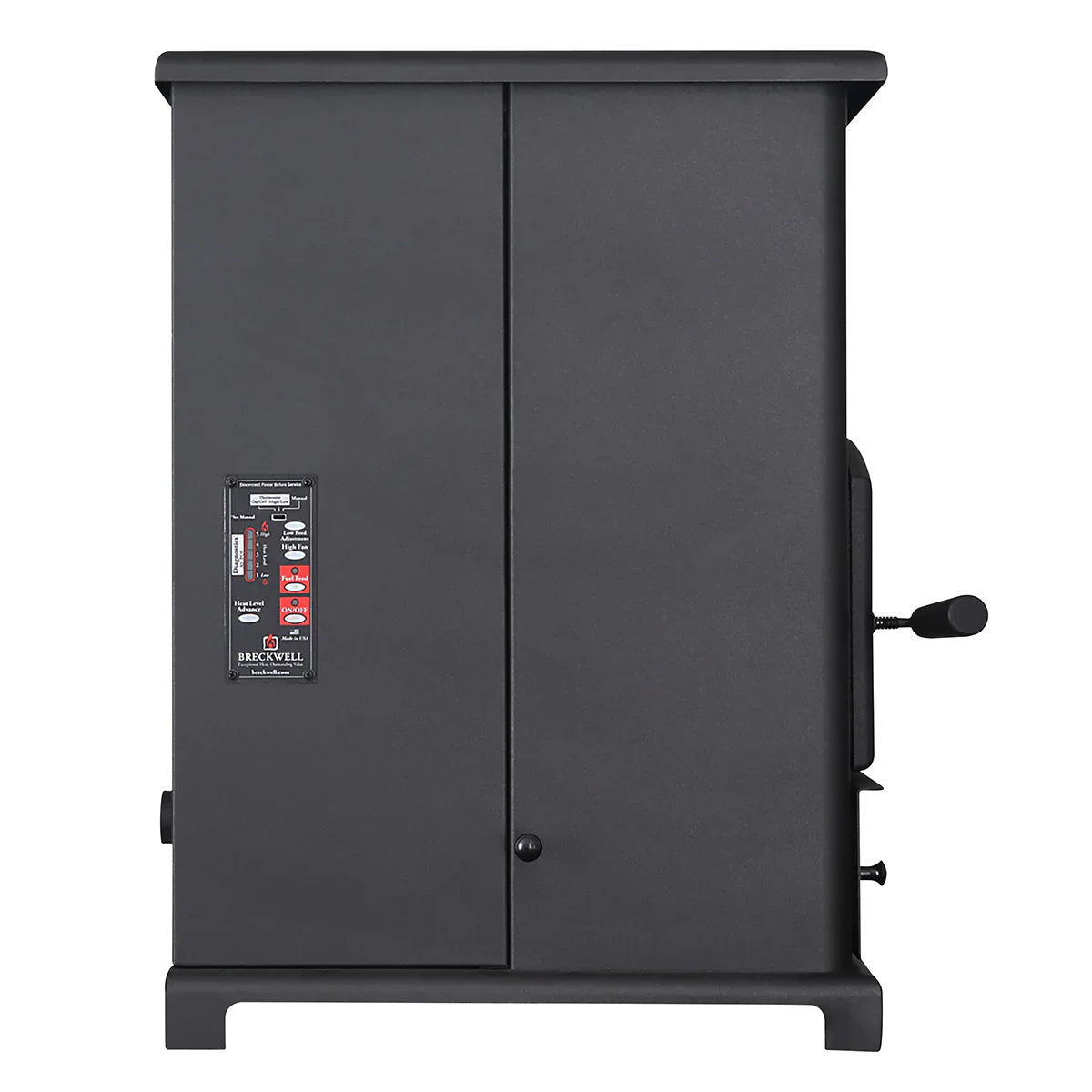 Breckwell SP1000E Big E Pellet Stove, Cast Door