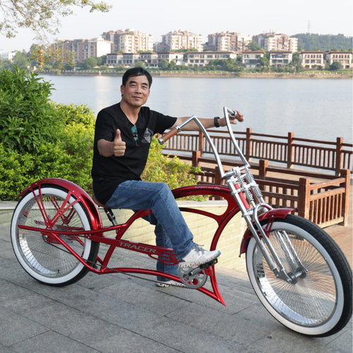 Tracer Scorpion Pro DTS Stretch Chopper Cruiser Bike