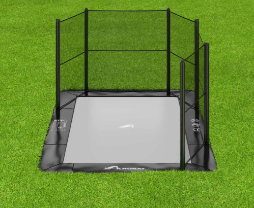 11ft x 8ft Akrobat Flat In-Ground Trampoline