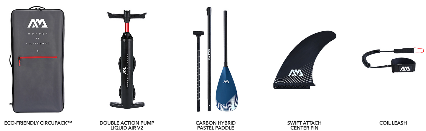 Aqua Marina Beast Advanced All-Around Paddleboard 10'6" with Carbon/Fiberglass Hybrid Paddle